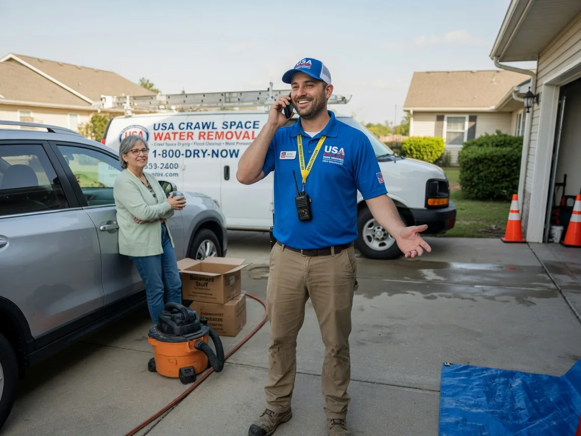 Crawl Space Water Removal Lawndale, NC FAQs